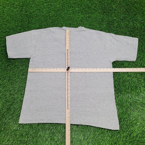 Vintage 90s Iowa Hawkeyes Shirt XL 23x27 Gray Spellout - Picture 3 of 12